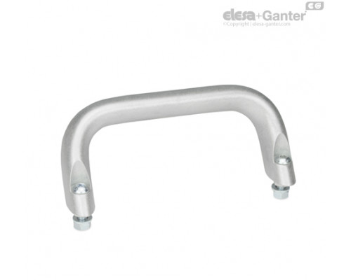 Наклонная П-образная ручка GN 565.2-26-128-B-BL ELESA+GANTER