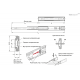 Направляющие GN 1412-550-F-1-ZB ELESA+GANTER