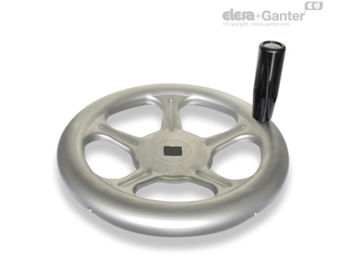 Маховик GN 228-A4-160-V12-D-GS ELESA+GANTER Маховик GN 228-A4-160-V12-D-GS ELESA+GANTER