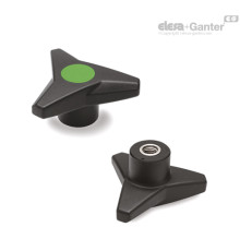 Трёхлепестковая ручка VB.839/100 SST-M12-C17 (64708-C17) ELESA+GANTER