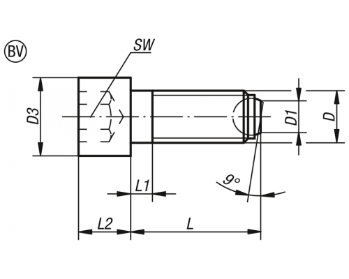 Винты K0380.51280 Kipp