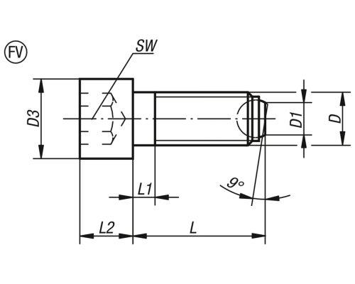 Винты K0380.51280 Kipp