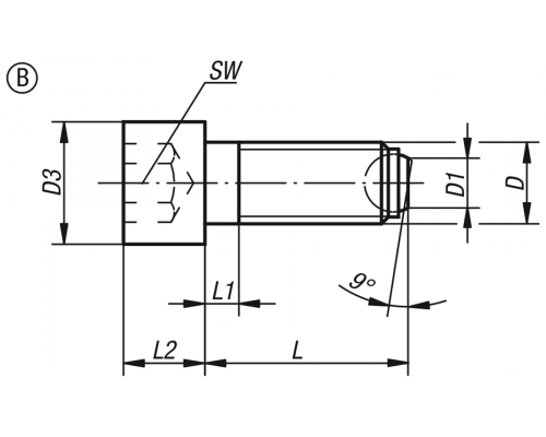 Винты K0380.51280 Kipp