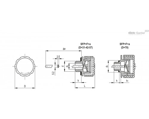 Крышка сапуна SFP.30-1/4+F+a-C9-N (53939-C9-N) ELESA+GANTER