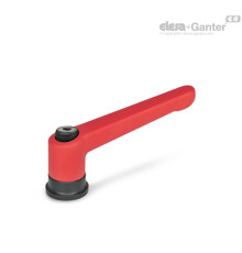 Регулируемая ручка рычажного типа GN 300.4-92-M10-RS ELESA+GANTER