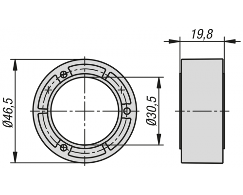 Ролики K2008.30 Kipp