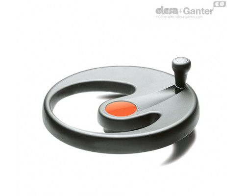 Маховик с одной спицей EMW.350+IEL-A-20-B2 (204611-B2) ELESA+GANTER