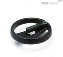 Маховик монолитный со спицами VRTP.200-P+IR-SST-20 (79323-R) ELESA+GANTER