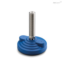 Регулируемая опора LV.F-80-24-AS-SST-M16x58-VD (186351) ELESA+GANTER