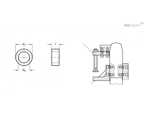 Направляющая втулка GN 870-11 ELESA+GANTER