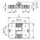 Петля CFJ.50 B-M6 (424611) ELESA+GANTER