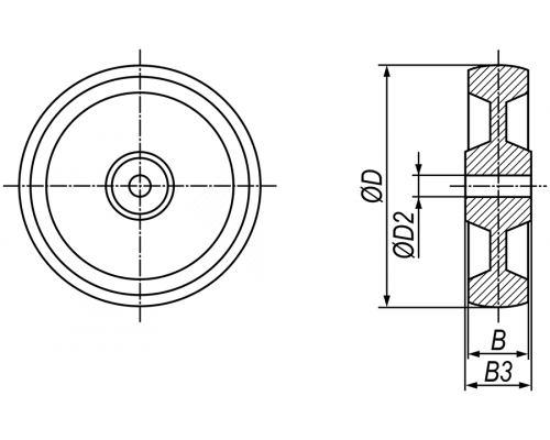 Колеса ZBP100X35620215 EMES
