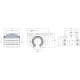 Линейный подшипник в сборе с корпусом SKF LUCF16-2LS