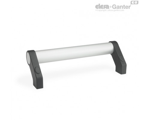 Трубчатая ручка GN 333-28-250-B-EL ELESA+GANTER