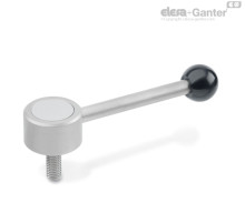 Плоская ручка рычажного типа GN 125.5-36-M10-80-D ELESA+GANTER