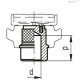 Маховик VDN.250-GXX5+I (CE.32121) ELESA+GANTER