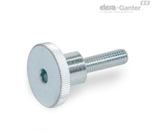 Винт с накатанной головкой GN 464.1-M10-20-ZB ELESA+GANTER