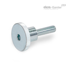 Винт с накатанной головкой GN 464.1-M6-25-ZB ELESA+GANTER