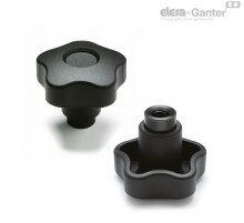 Лепестковая ручка с функцией защиты VCTS-Z-40 A-M8 (169632) ELESA+GANTER
