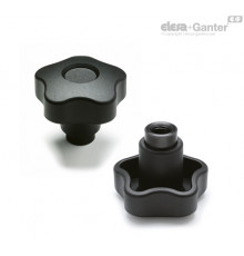 Лепестковая ручка с функцией защиты VCTS-Z-40 A-M6 (169631) ELESA+GANTER