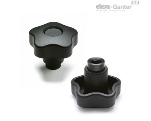 Лепестковая ручка с функцией защиты VCTS-Z-50 A-M8 (169642) ELESA+GANTER