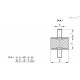 Виброгаситель DVA.1-20-8,5-SST-M6-18-55 (410020) ELESA+GANTER