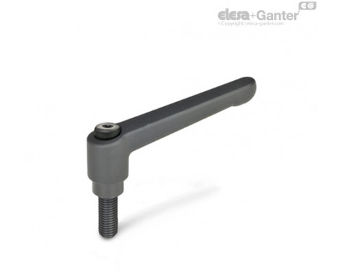 Регулируемая ручка рычажного типа GN 300-22-M3-8-SW ELESA+GANTER