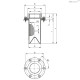 Фланец FRF+C (9101) ELESA+GANTER