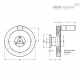 Предохранительный маховик GN 327-160-K14-D-* ELESA+GANTER