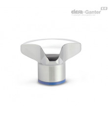 Трёхлепестковая ручка GN 5445-50-M10-PL-F ELESA+GANTER