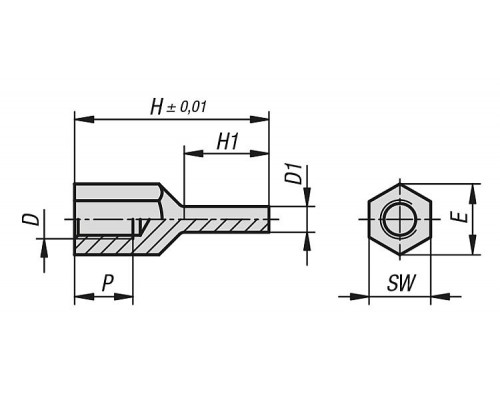 Гайки K1105.2100850 Kipp
