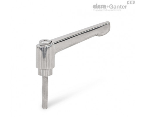 Регулируемая ручка рычажного типа GN 300.6-92-M10-80-IS ELESA+GANTER