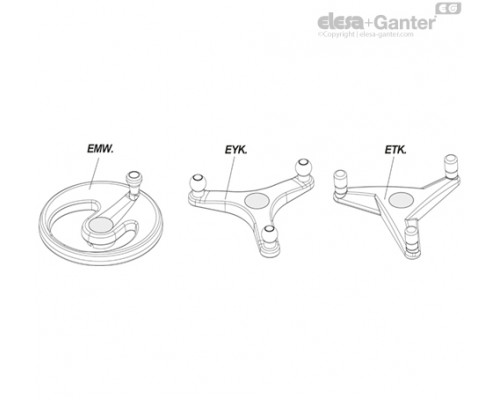 Колпачок втулки ECB.I3-C3 (29451-C3) ELESA+GANTER