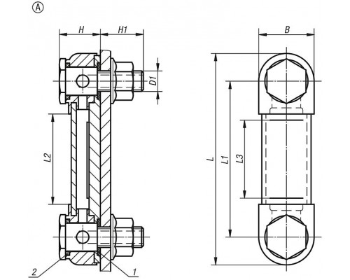 Маслоуказатель K0443.1076 Kipp