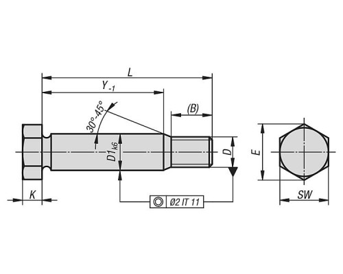 Болты K0706.09X25 Kipp