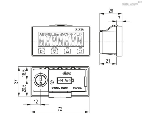 Система измерения MPI-R10-RF-W2-IP67 (CE.99976-W2) ELESA+GANTER Система измерения MPI-R10-RF-W2-IP67 (CE.99976-W2) ELESA+GANTER