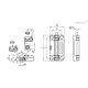 Петля CFSW.110-6-1NO+3NC-F-A-2-C33 (426671-C33) ELESA+GANTER