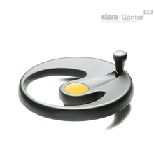 Маховик с одной спицей EMW.350+IEL-A-20-C4 (204611-C4) ELESA+GANTER