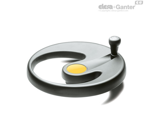 Маховик с одной спицей EMW.350+IEL-A-20-C4 (204611-C4) ELESA+GANTER