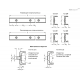 Направляющие GN 2422-18-240-40-UT ELESA+GANTER