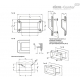 Вставка дверной ручки GN 7332-155-A-2-EP ELESA+GANTER