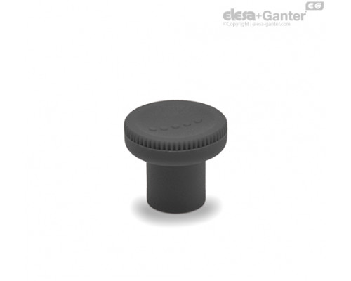 Ручка с накаткой EKK.16 B-M3-C1 (242081-C1) ELESA+GANTER
