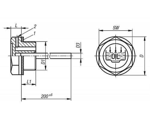 Щуп K1101.142100 Kipp