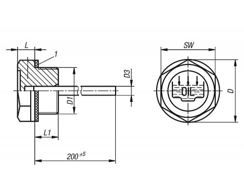 Щуп K1101.142100 Kipp