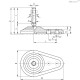 Регулируемая опора LV.FO-80-14-M8x43 (513121) ELESA+GANTER