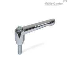 Регулируемая ручка рычажного типа GN 300.2-22-M4-32-CR ELESA+GANTER