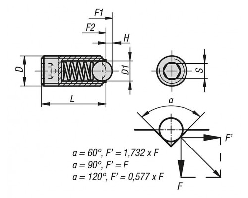 Фиксаторы K0315.05 Kipp