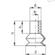 Вакуумная присоска VVL-16-A (VV.56025) ELESA+GANTER