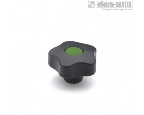 Лепестковая поворотная ручка VCT.40-SST-M6-C17 (69941-C17) ELESA+GANTER