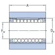 Линейный подшипник в сборе с корпусом SKF LUND 12 D
